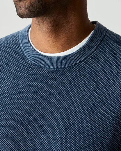 Garment Dyed Cotton Crewneck Sweater