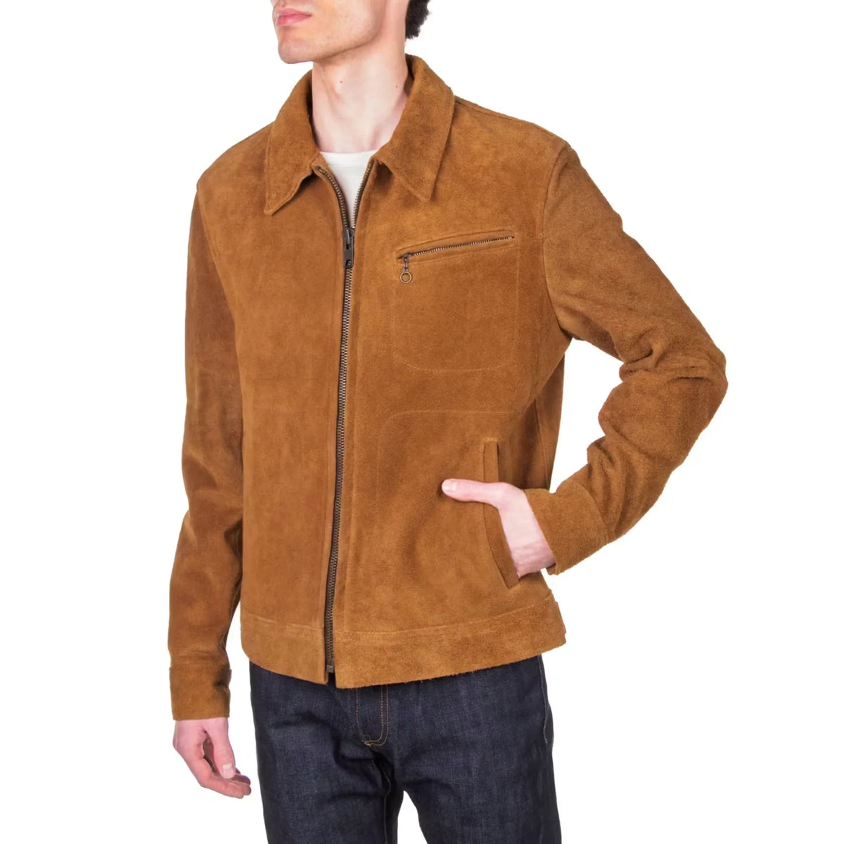 Roughout Leather Suede Jacket