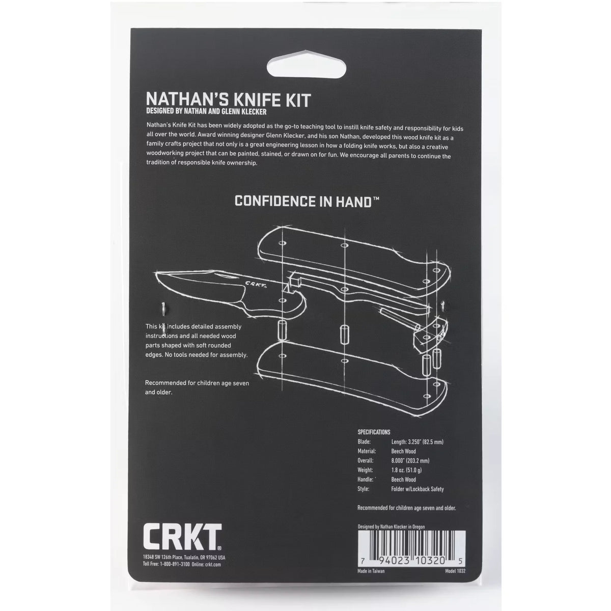 Nathan's Wooden Knife Safety Kit