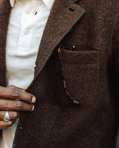 Boiled Wool Chore Blazer