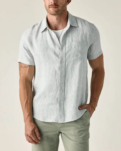 Short Sleeve Isles Linen Shirt