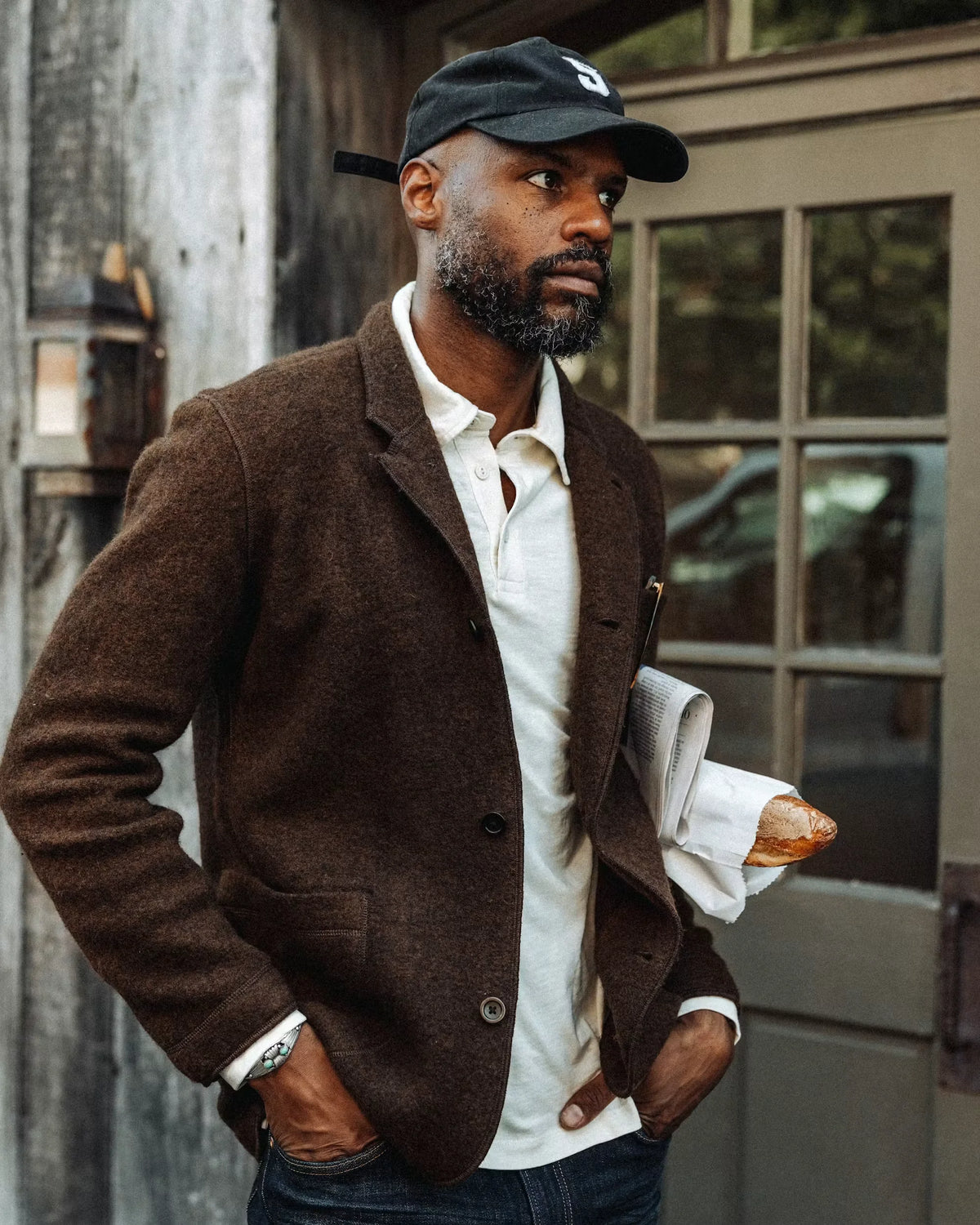 Boiled Wool Chore Blazer