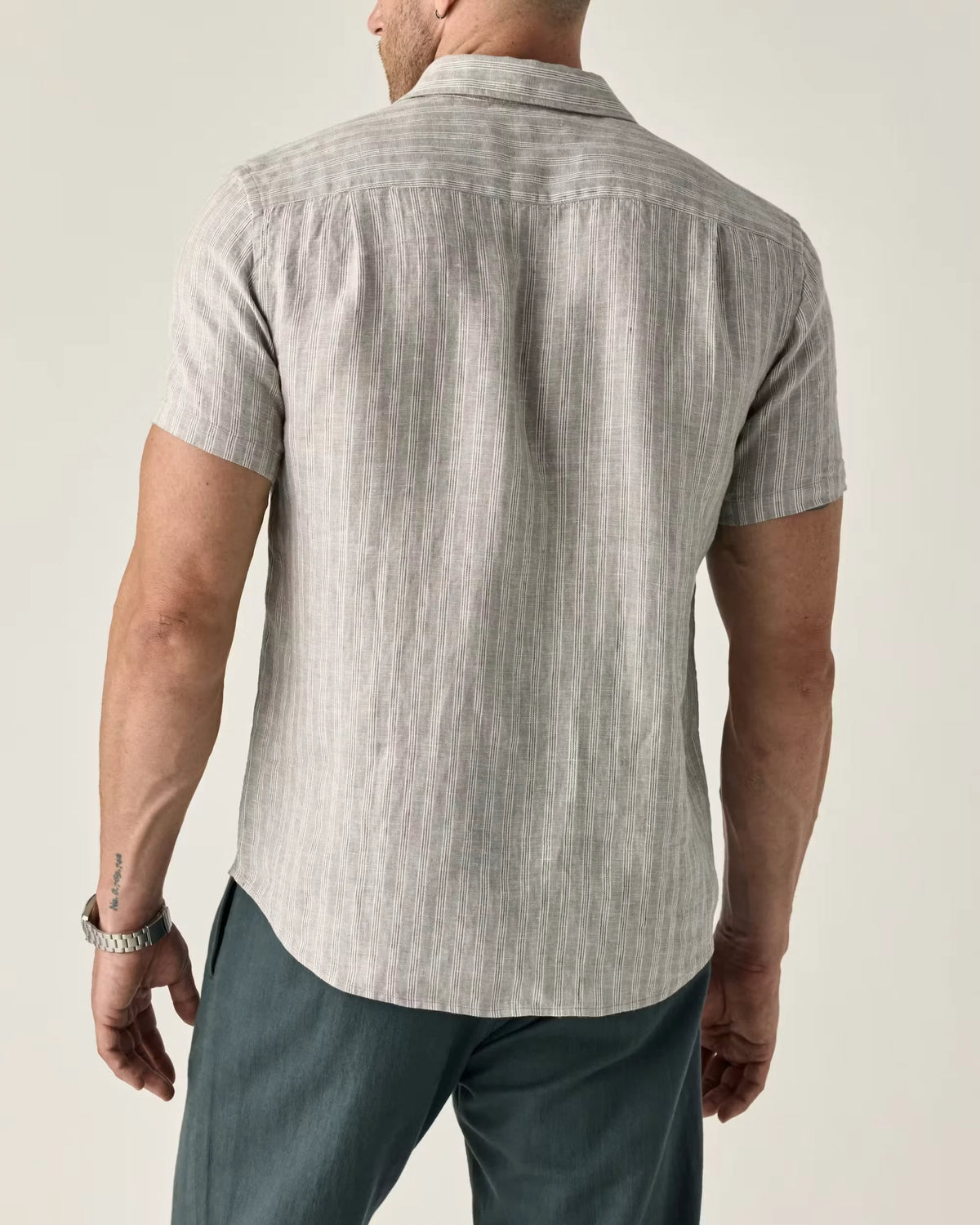 Short Sleeve Isles Linen Shirt