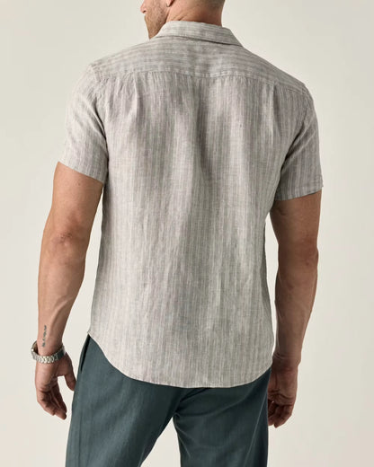 Short Sleeve Isles Linen Shirt