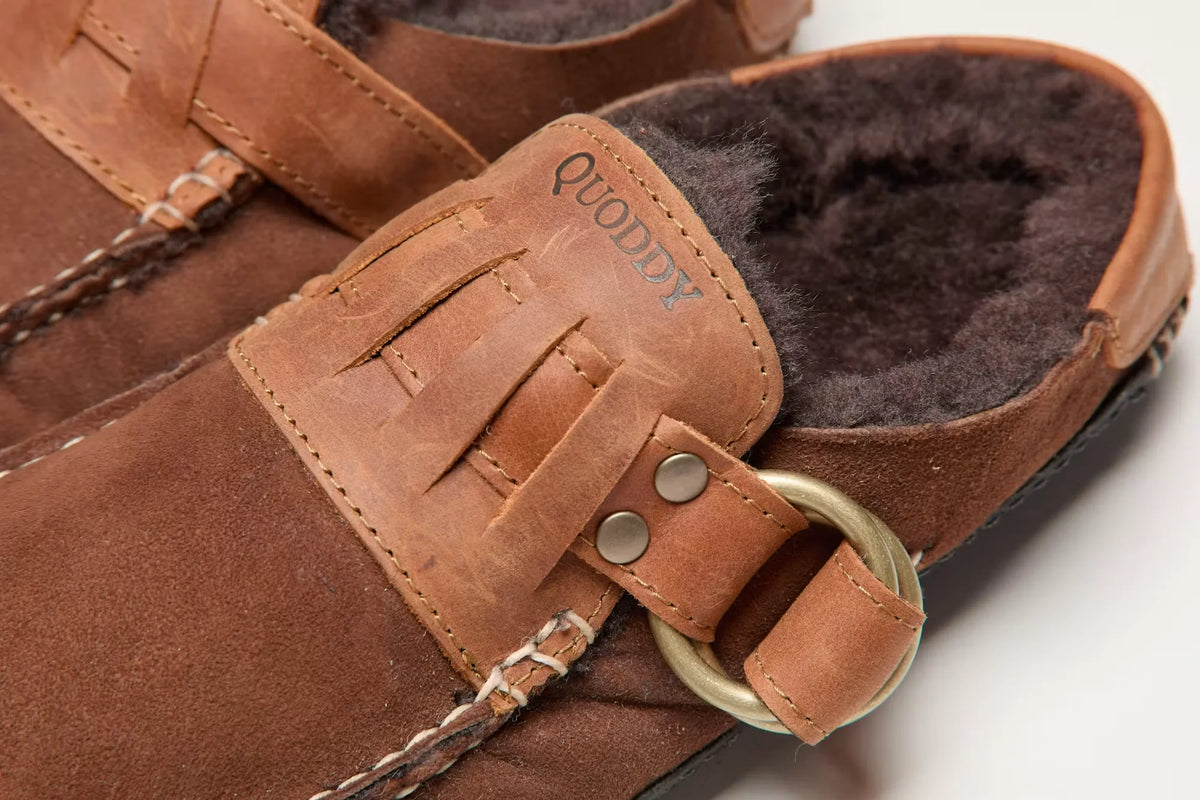 Huckberry x Quoddy Ring Mule Shearling Slipper