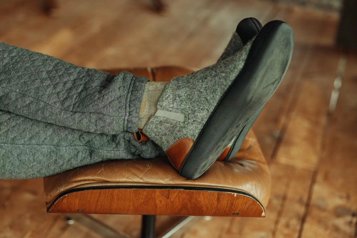 Wool Outdoor Slipper Boot