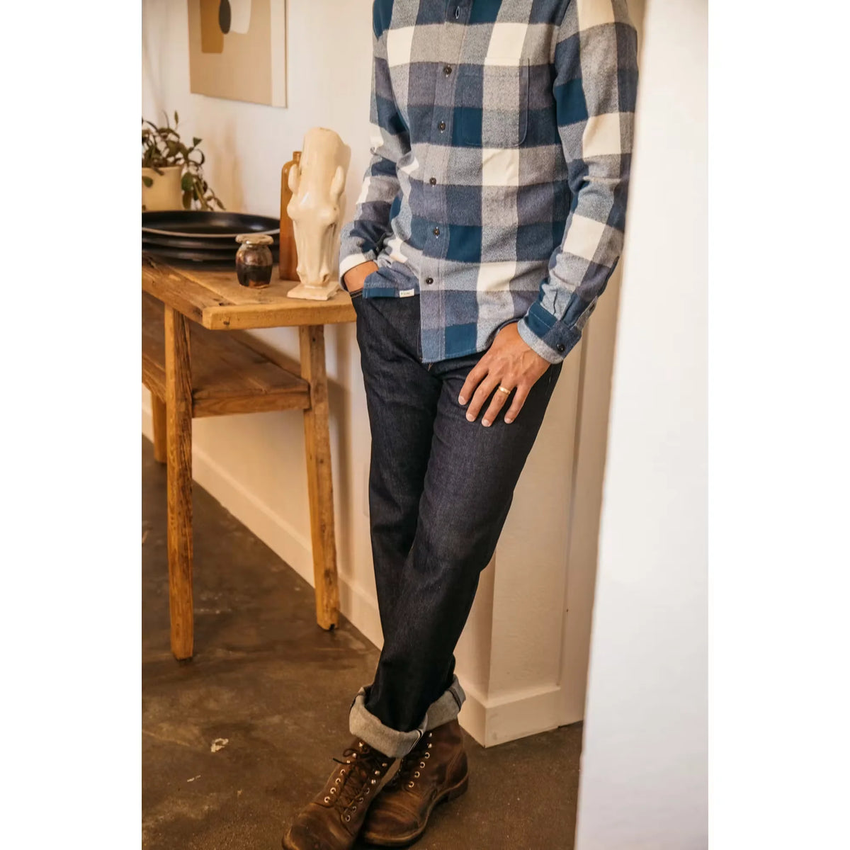 The Hammer Straight Stretch Selvedge Denim Jeans