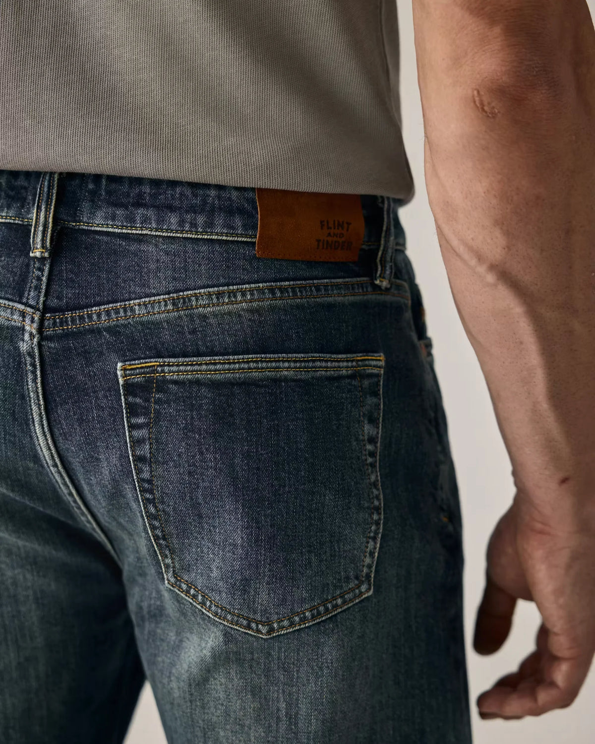 Stretch Selvedge Denim - HB Straight