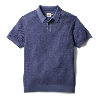 Cotton-Linen Sweater Polo