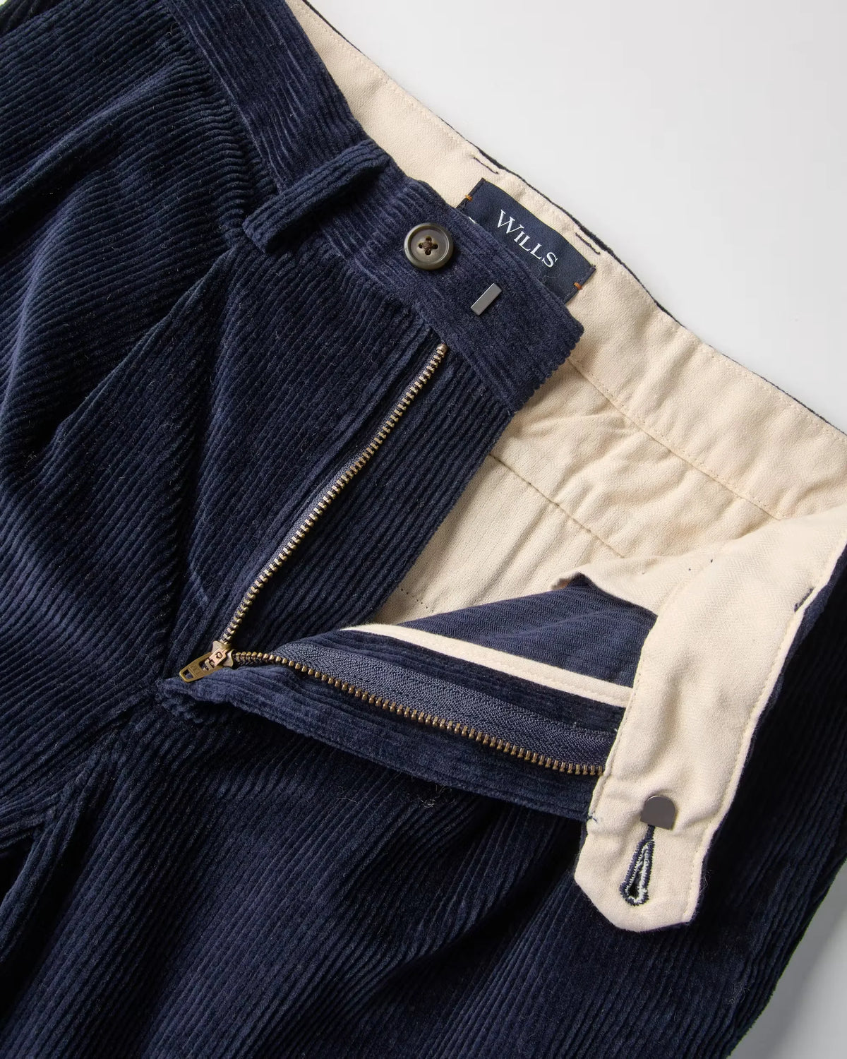Pleated Cord Trouser