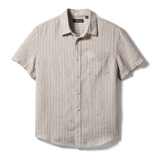 Short Sleeve Isles Linen Shirt
