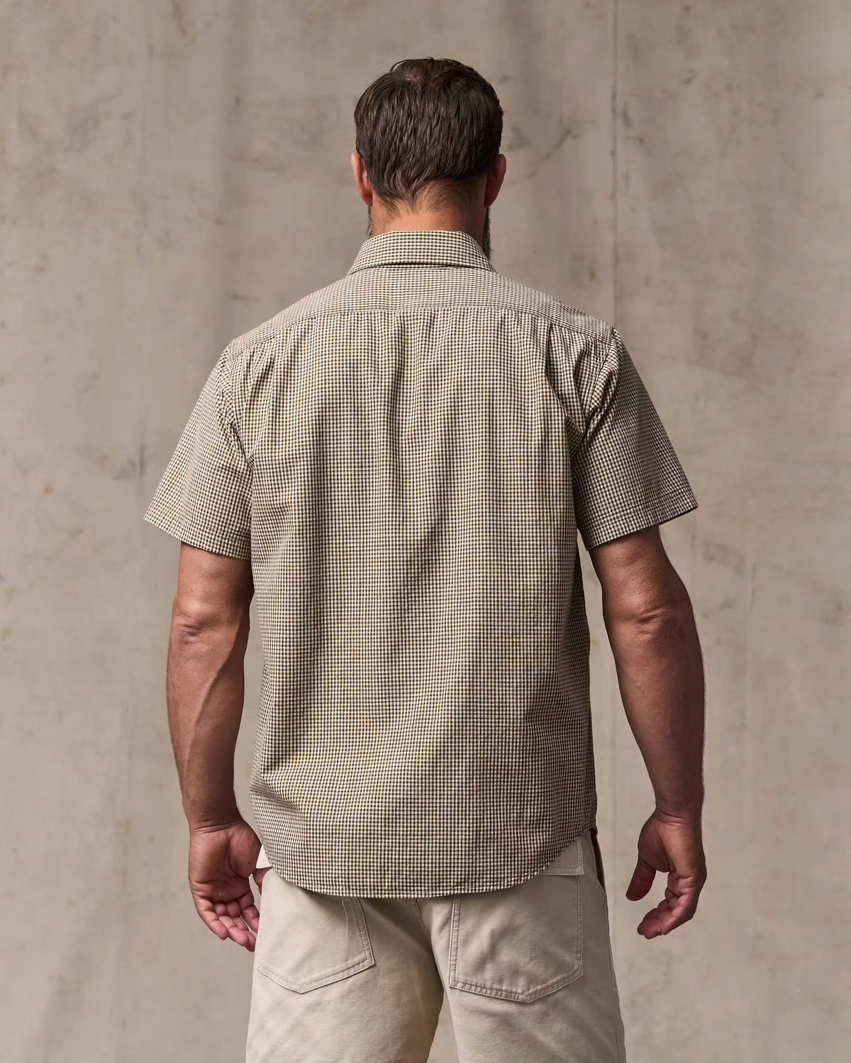 Short Sleeve Chambray Shirt
