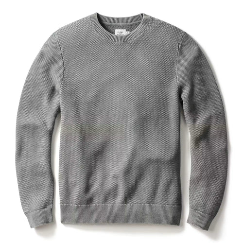 Washed Cotton Crewneck