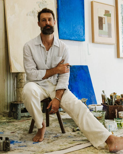 Cotton Linen Chino - HB Straight