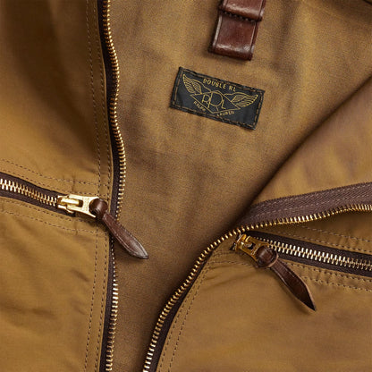 Cotton/Leather Garment Bag