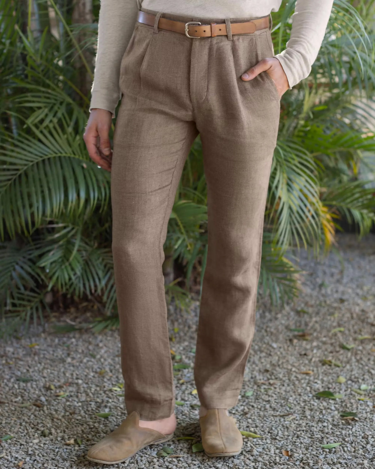 Alta French Linen Trousers