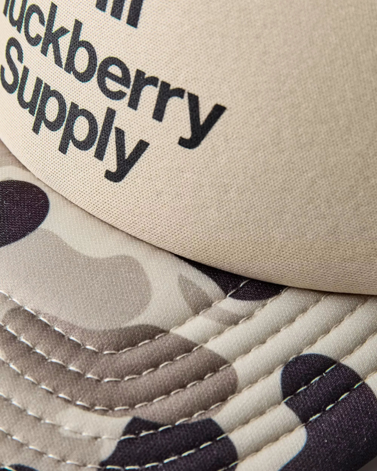 Animated Camo Huckberry Supply Trucker