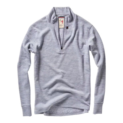 Wool Cotton Quarter Zip