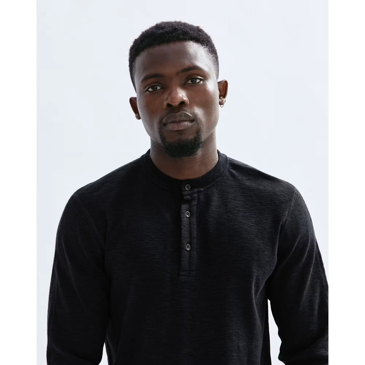 Slub Long Sleeve Henley