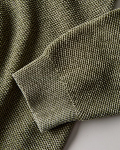 Garment Dyed Cotton Crewneck Sweater