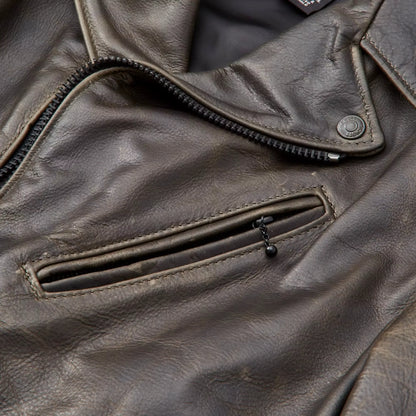 Vintage Motorcycle Leather Jacket