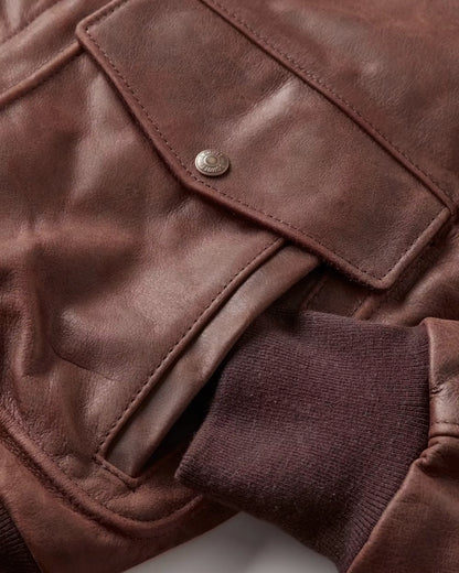 Buffalo Bomber Leather Jacket