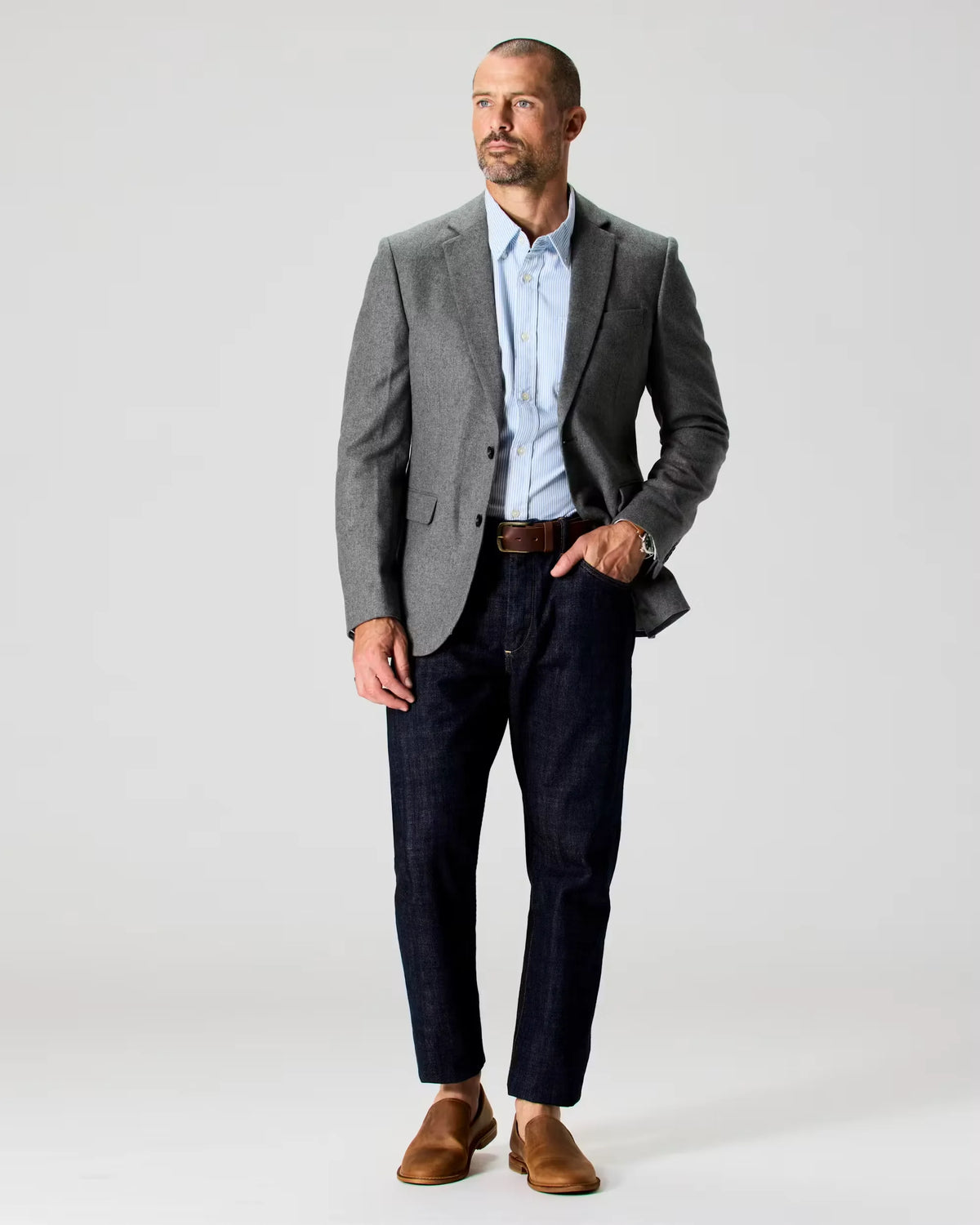 Stretch Wool Blazer