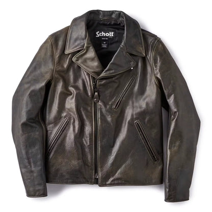 Vintage Motorcycle Leather Jacket