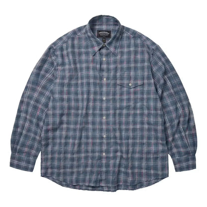 Uneven Check Shirt