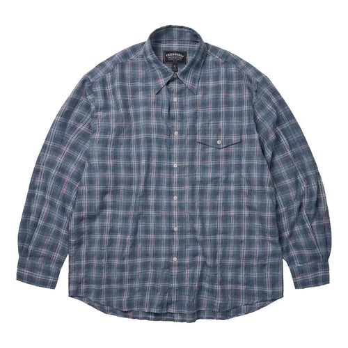 Uneven Check Shirt