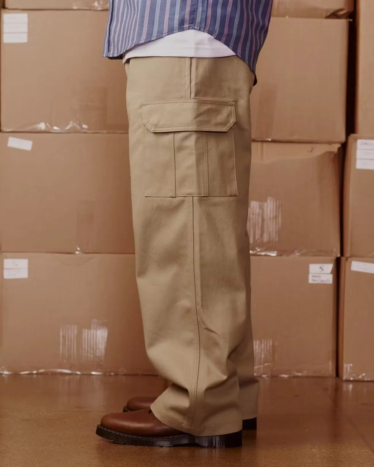 Utility Cotton Twill Cargo Pant