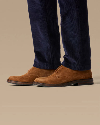 Pleated Cord Trouser