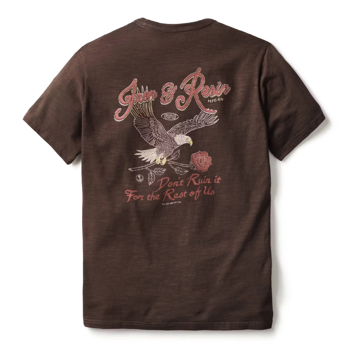 Washed Garment Dye Graphic T-Shirt