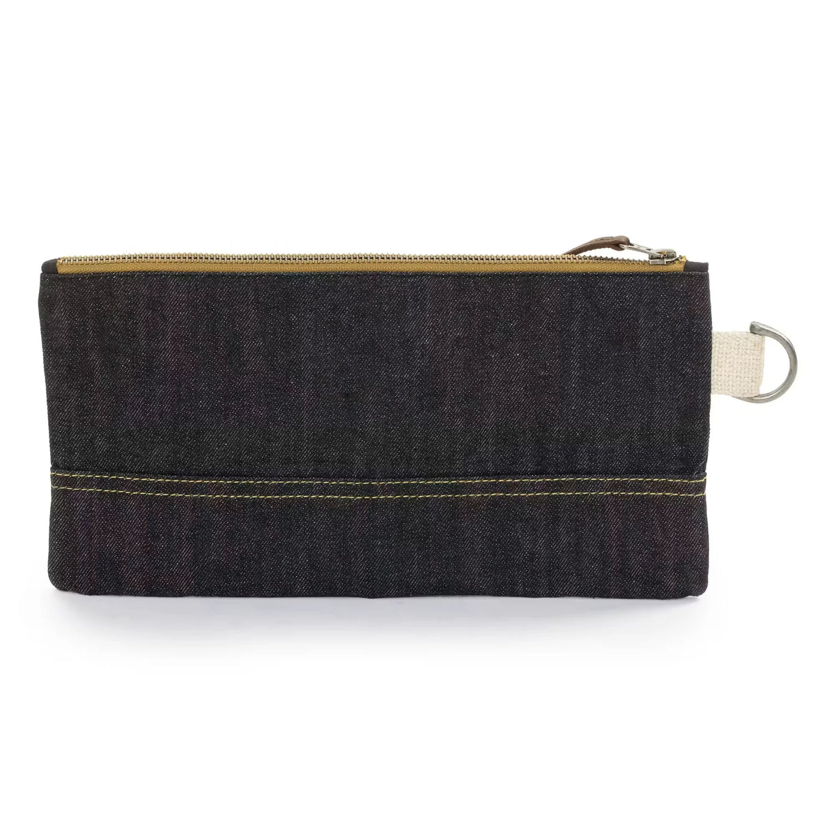 Neelum Small Zipper Pouch - Denim