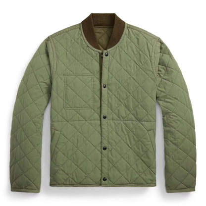 Quilted Reversible Edmund Bomber Jacket