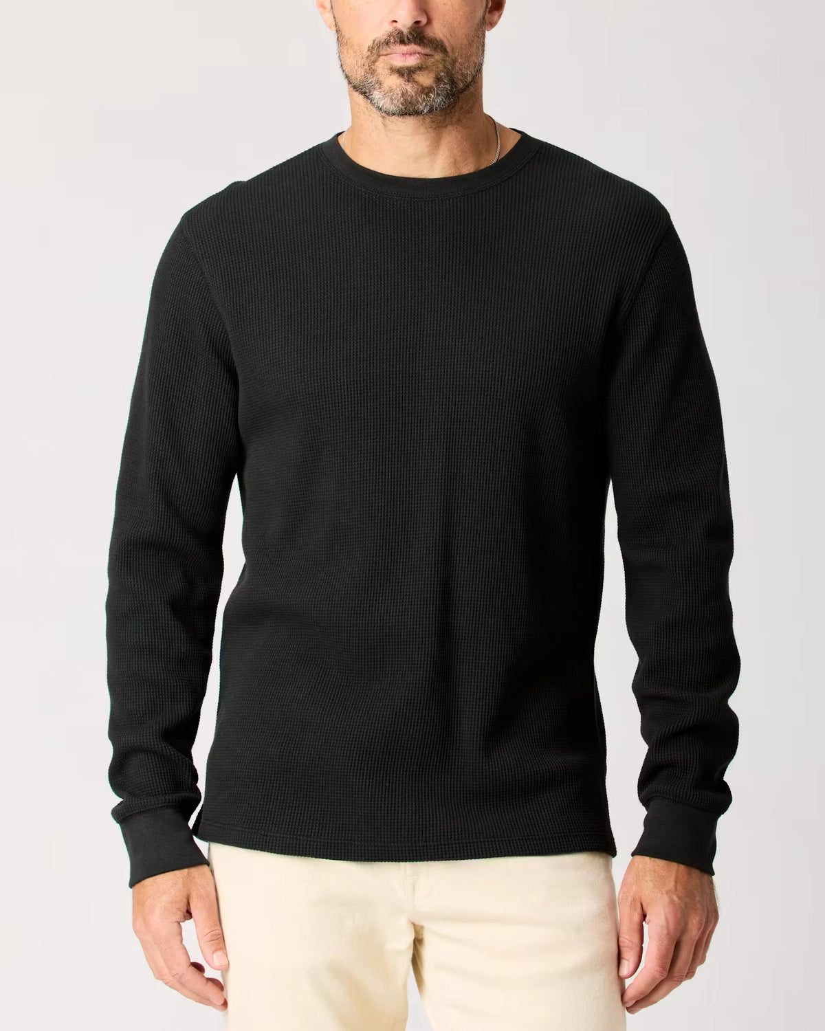Waffle Thermal Crewneck