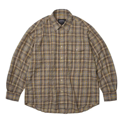 Uneven Check Shirt