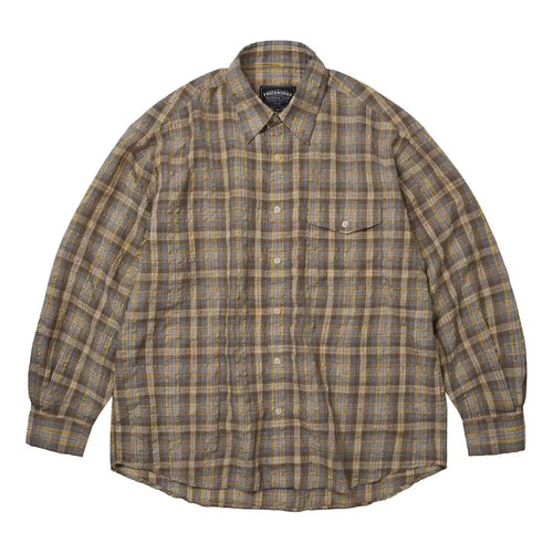 Uneven Check Shirt