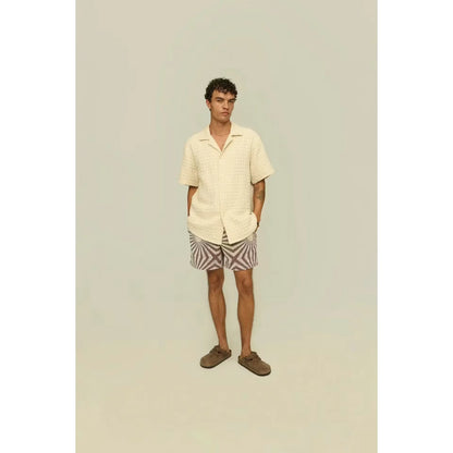 Camp Collar Waffle Shirt