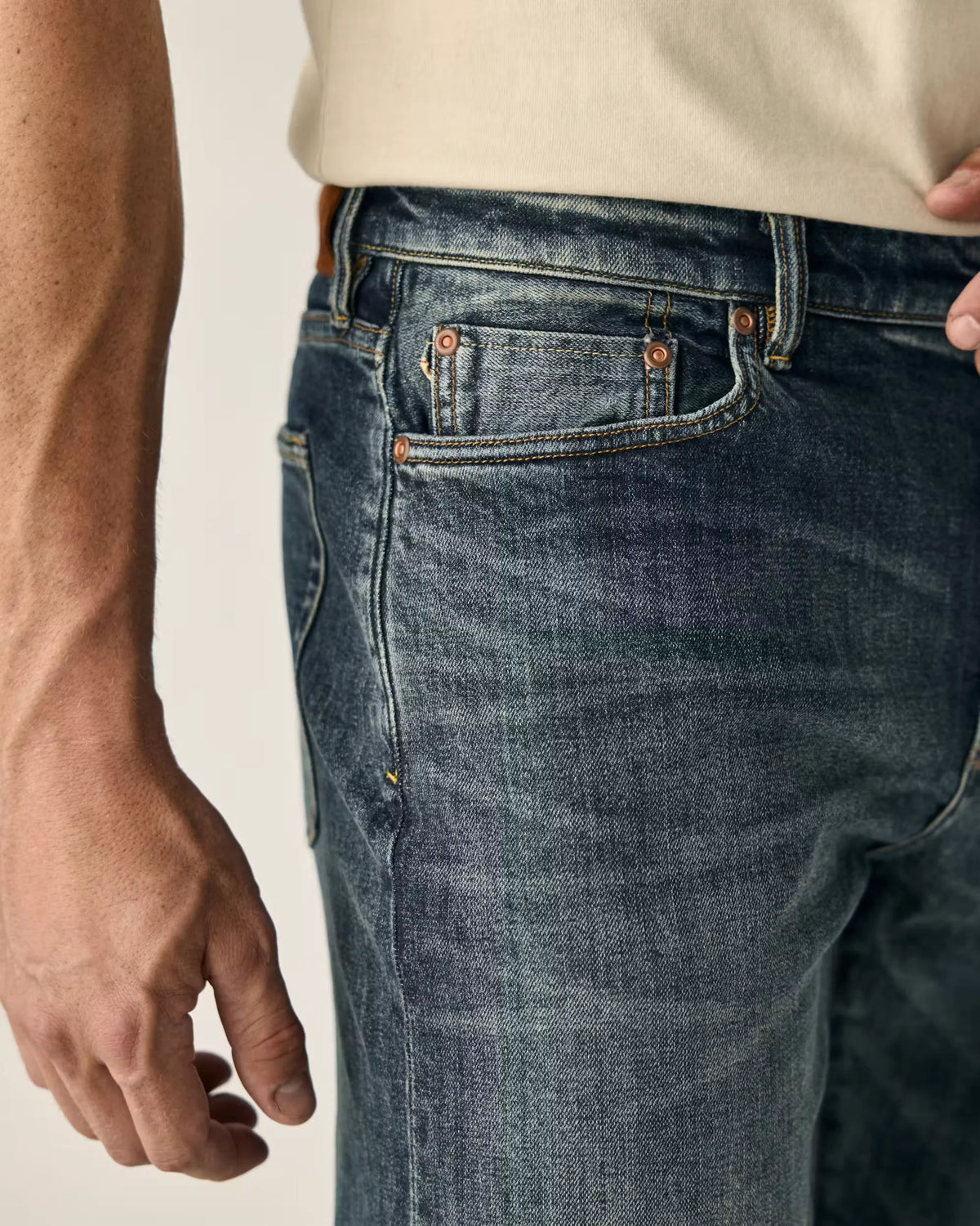 Stretch Selvedge Denim - HB Athletic Tapered