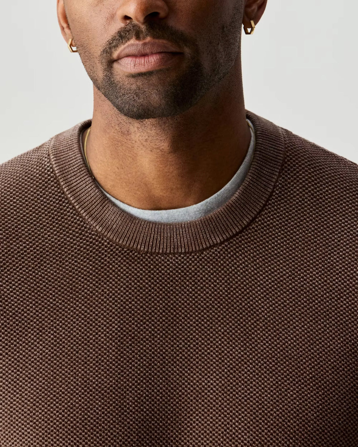 Garment Dyed Cotton Crewneck Sweater
