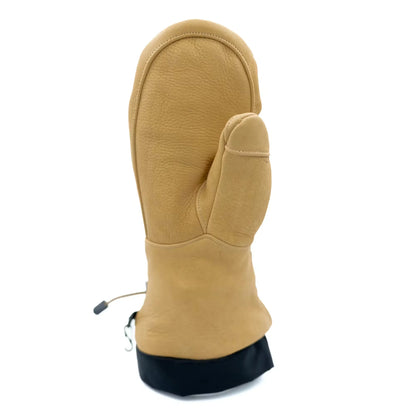 Caribou Wool Lined Leather Mitt