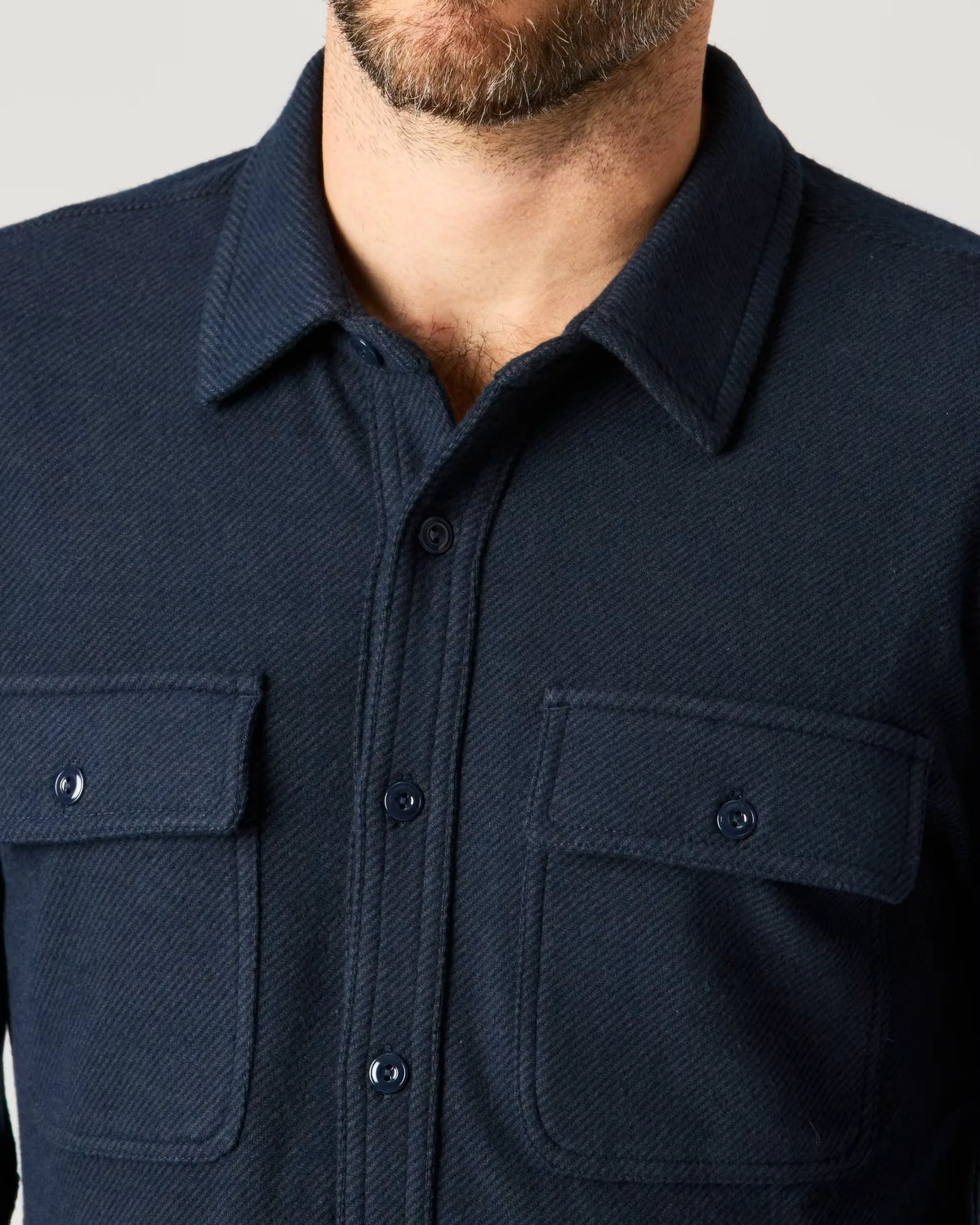 Stretch Knit Flannel Shirt