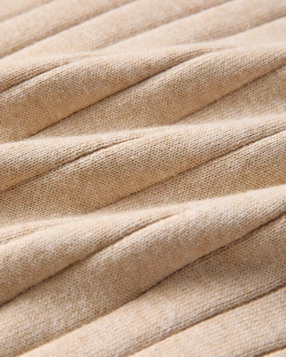 Cotton Silk Ribbed Polo