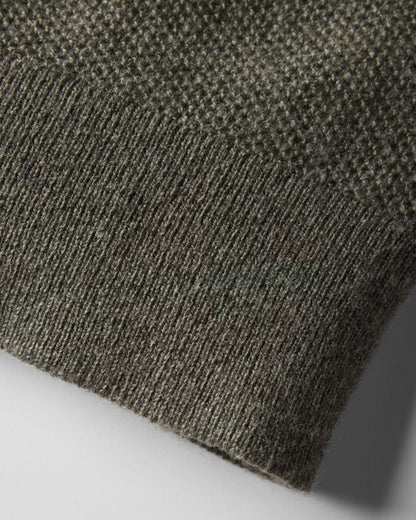 Merino-Cashmere Quarter-Zip Sweater