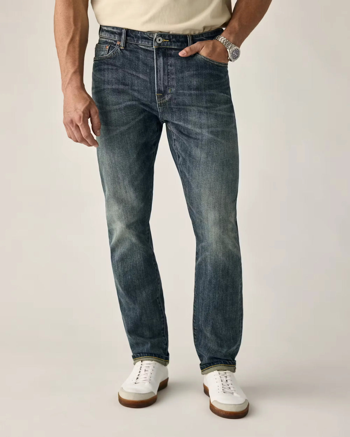 Stretch Selvedge Denim - HB Athletic Tapered