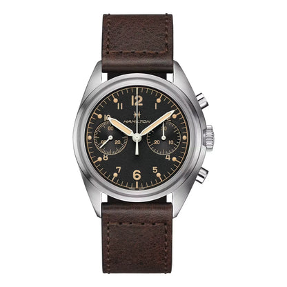 Khaki Aviation Pilot Pioneer Mechanical Chrono