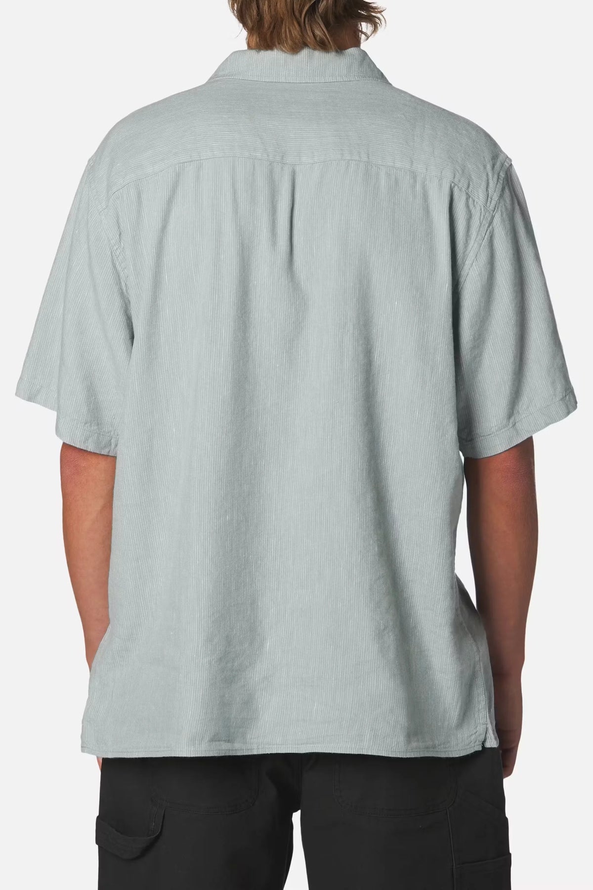 Teller Striped Camp Short Sleeve Shirt