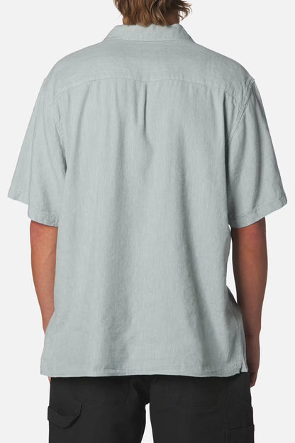Teller Striped Camp Short Sleeve Shirt