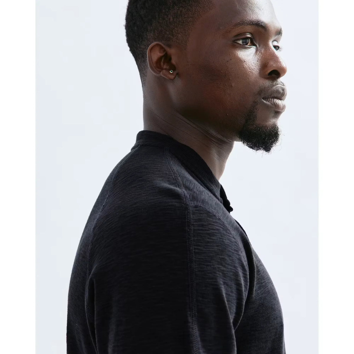 Slub Long Sleeve Henley